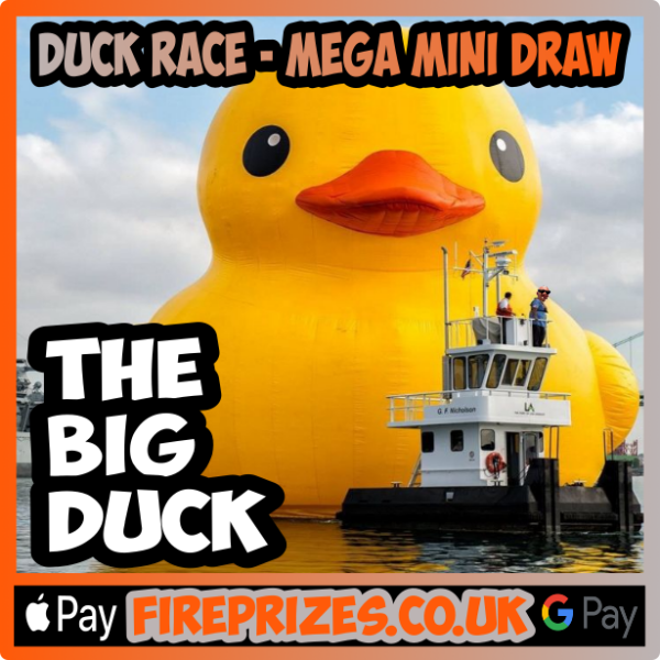 The Big Duck – Mega Mini Draw #100 (£100 cash for race 100)