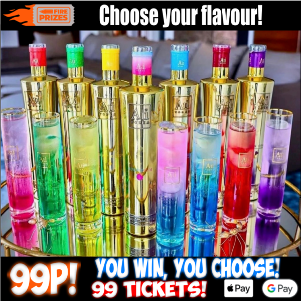 Choose your flavour! AU Vodka 70cl - Draw #29