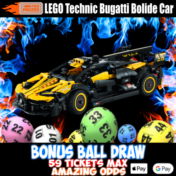 LEGO Technic Bugatti Bolide Car (Bonus Ball Draw – Saturday 18th February 2023)