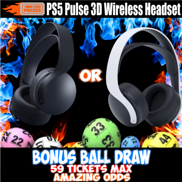 PS5 Pulse 3D Wireless Headset (Bonus Ball Draw – Saturday 8th April 2023)