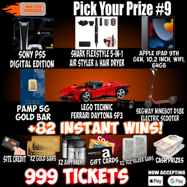 Pick Your Prize #9 (+82 Instant Wins)