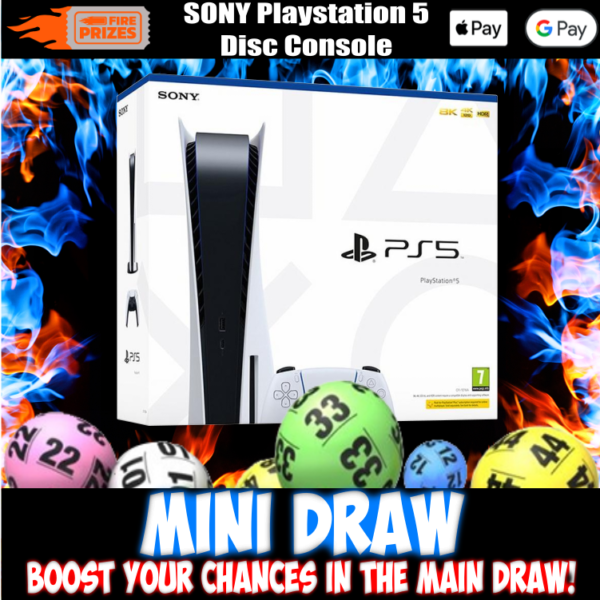 SONY Playstation 5 – Disc Console #4 - MINI DRAW #9 (AUTO DRAW)