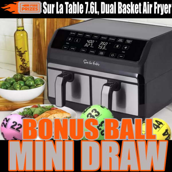 Sur La Table 7.6L, Dual Basket Air Fryer (BB 24/06/23) - MINI DRAW #1