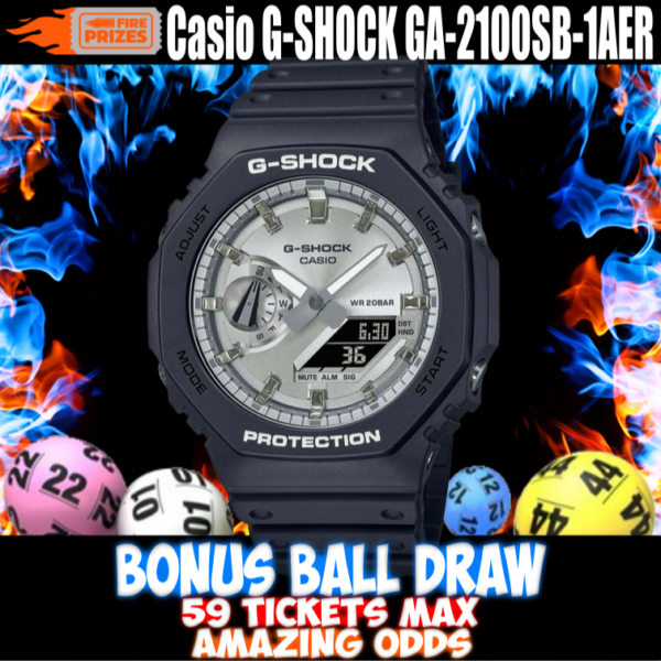 Casio G-SHOCK GA-2100SB-1AER (Bonus Ball Draw – Sat 2nd December 2023)