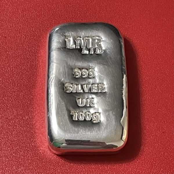 100 Gram Silver Bar #4 – FIRE ODDS