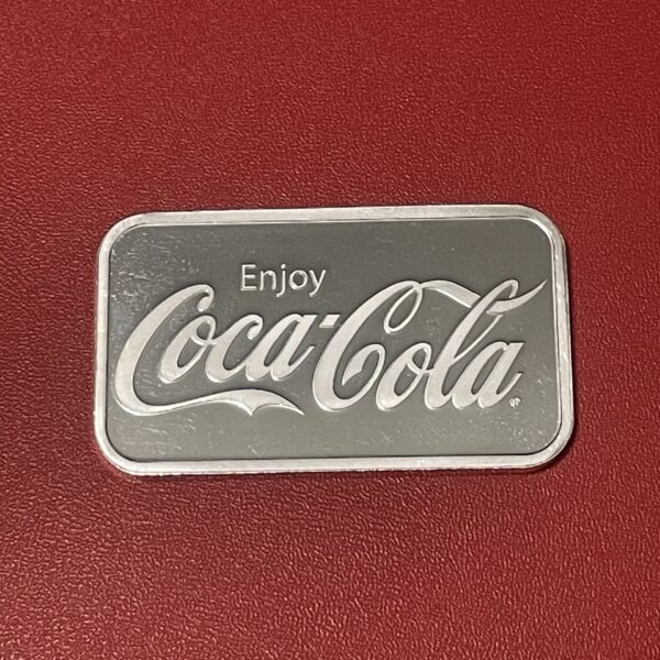 1oz Silver Bar Coca-Cola (Bonus Ball Draw – Saturday 18th May 2024)