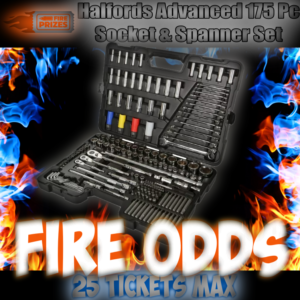 Halfords Advanced 175 Pc Socket & Spanner Set - FIRE ODDS