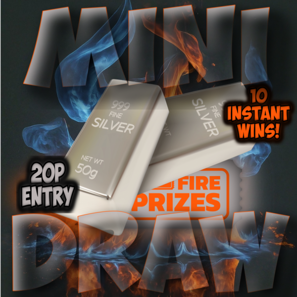 50g Silver Bar – FIRE ODDS #2 – MINI DRAW #1