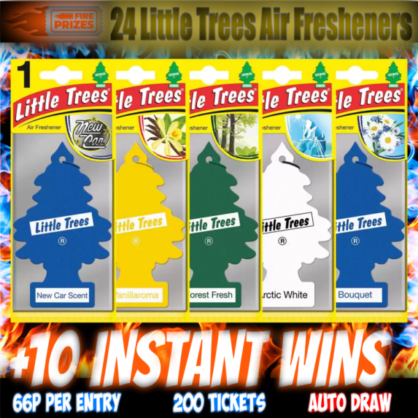 24 Little Trees Air Fresheners + Instant Wins