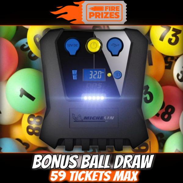 Michelin Programmable Inflator (Bonus Ball Draw – Saturday 19th October 2024)